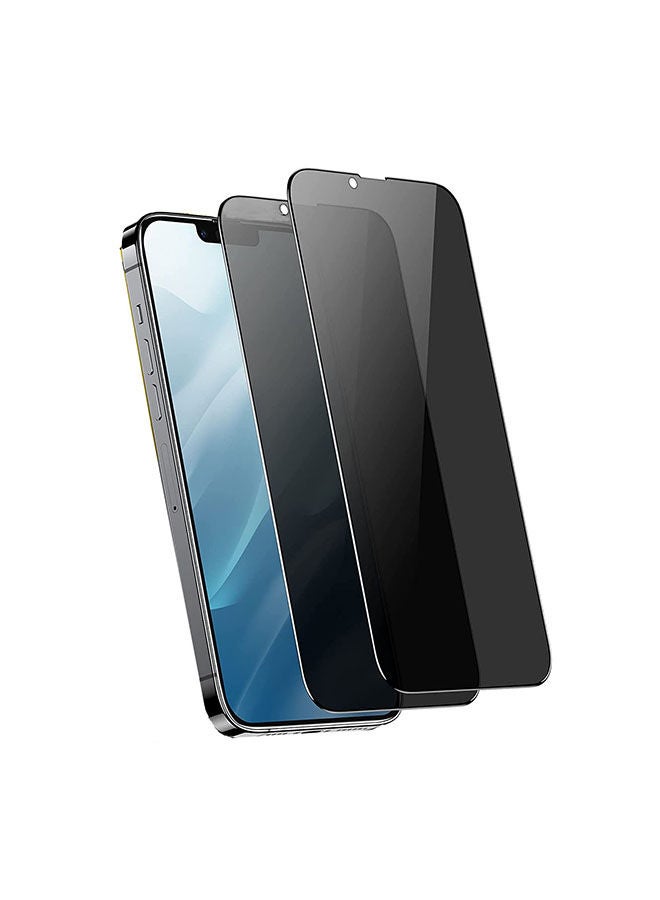 2 Pack Blitzby Privacy Screen Protector for iPhone 14 Plus/13 Pro Max (6.7 inch) Black - Image 1