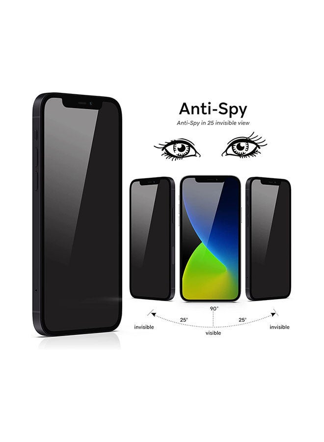 2 Pack Blitzby Privacy Screen Protector for iPhone 14 Plus/13 Pro Max (6.7 inch) Black - Image 3