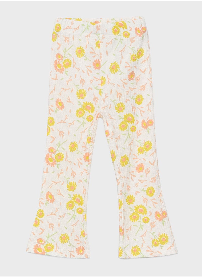 LC WAIKIKI - Infant Floral Print Sweatpants - Image 1