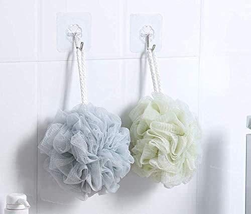 Perfect Pricee Hooks-Transparent Self Adhesive Hooks Hanger(Pack of 10) - Image 3