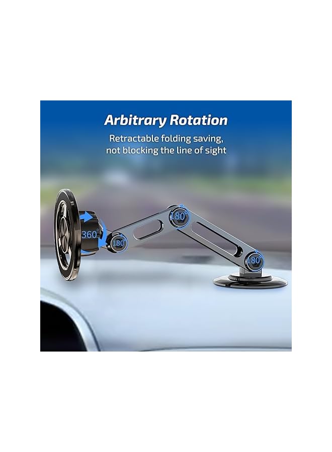 Green Tiger 720 Rotate Super Magnetic Car Mount Phone Mobile holder Stand Designed for Magsafe Compatible with iPhone 15/14/13/12 Series, support Samsung Android for Desktop Office Kitchen (Magsafe B) - Image 3
