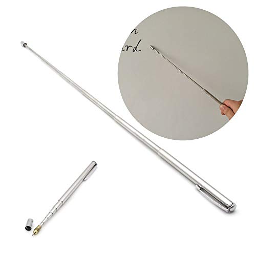 SWTOOL 10PCS Stainless Steel Pen Size with Clip - Hand Pointer Extendable Telescopic Retractable Ballpoint Pen Pointer Handheld Presenter Classroom Whiteboard Pointer - Image 4