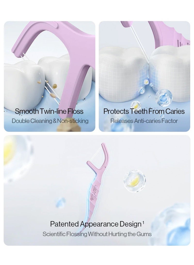 يو سمايل usmile- 50 قرص * 4- ثنائي السلك الأسنان الطازجة ثنائي السلك البالغين المنزلية المحمولة شعاع الأسنان شعاع الأسنان - Image 4