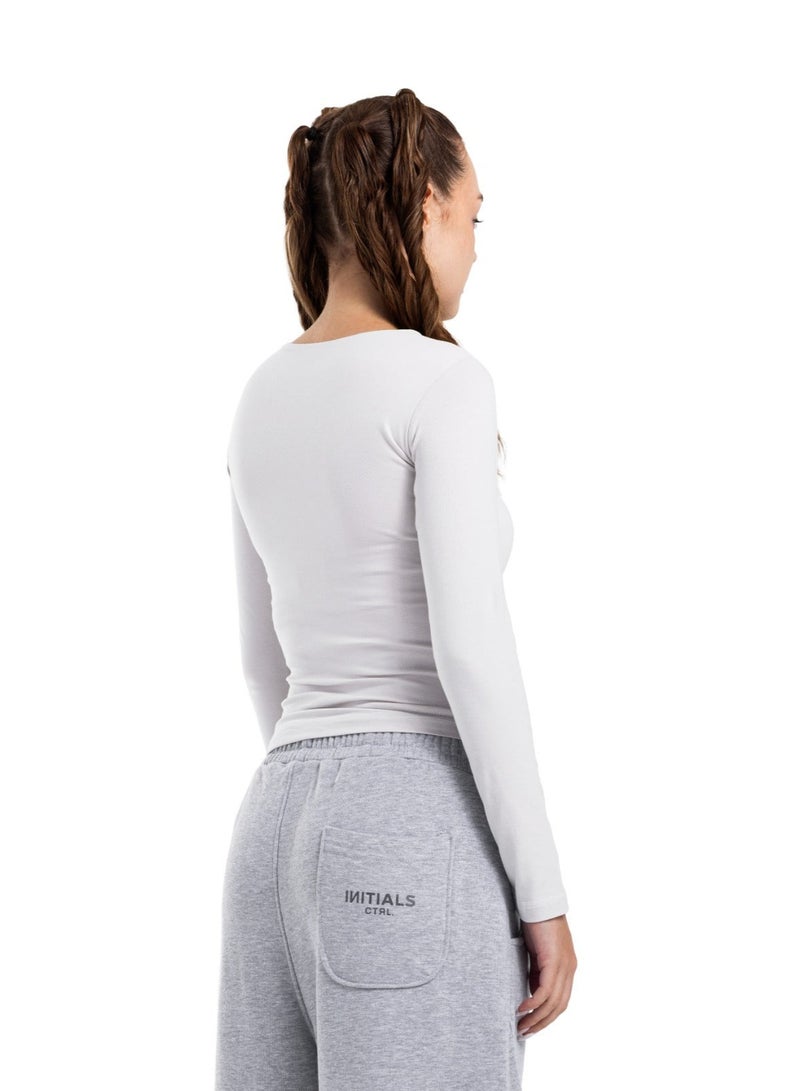 CTRL Initials Long Sleeves Top - Image 3