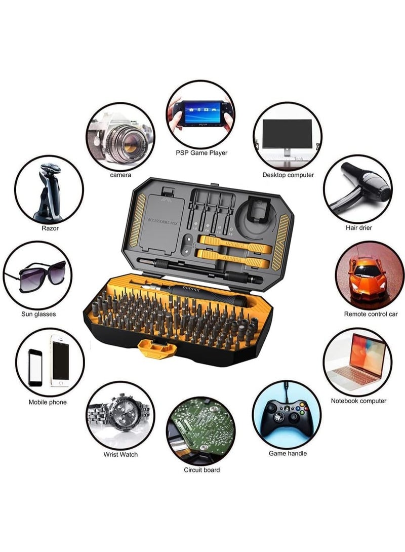 DMG TECH 145-in-1 Magnetic Precision Screwdriver Set, Multi-Functional Tool Kit for Mobile Phone, Watch, Glasses, Camera, Computer, Xbox, PS4, Nintendo, Laptop, Tablet, and Gaming Consoles - Image 4