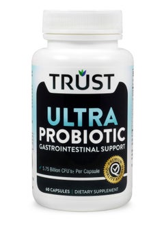 Trust Trust Ultra pro-biotic for boosting the immune system and Digestive Health support 60 caps  - Image 1