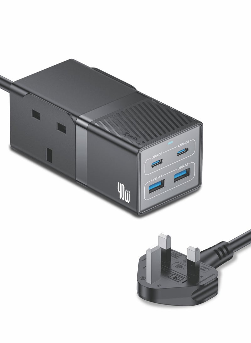 ZEDX Power Strip PS115 GaN, 2500W Power, Fire-Proof Material - Image 1