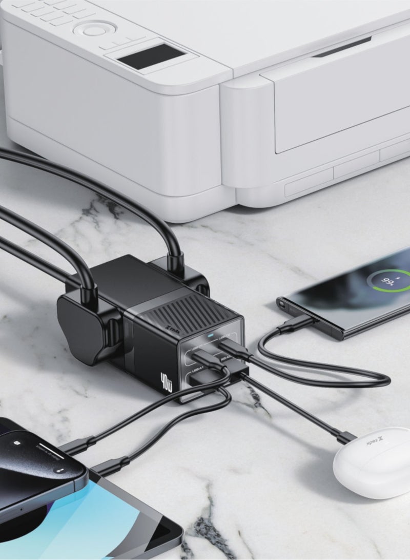 ZEDX Power Strip PS115 GaN, 2500W Power, Fire-Proof Material - Image 2