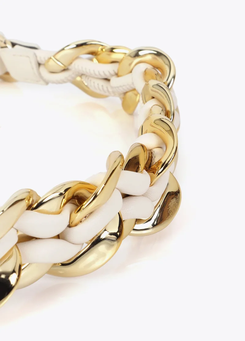 Lola Casademunt Combined Chain Belt with Leather Effect
