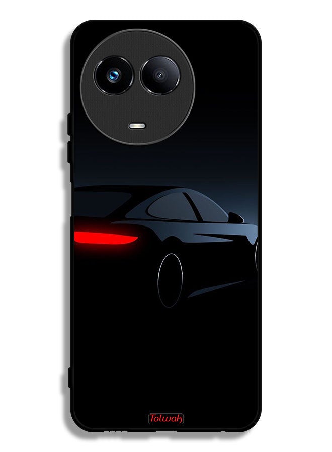 Tolwak غطاء حماية لهاتف Realme 11 5G - سيارة داكنة - Image 1