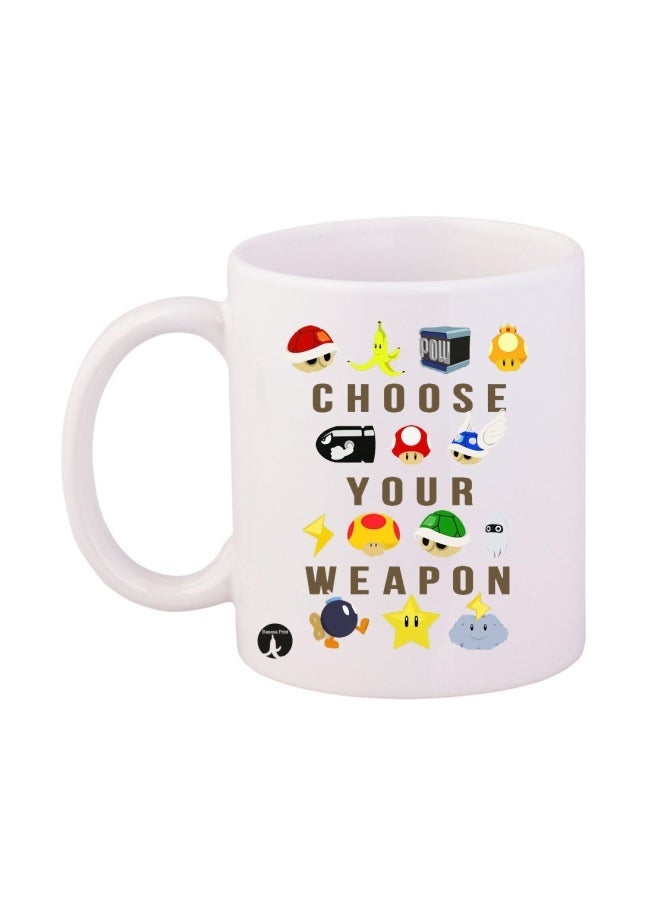 RYN Super Mario Video Game Printed Mug Muticolour 11ounce