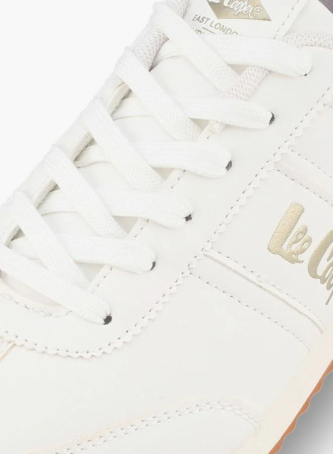 Lee Cooper WHITE Women Colourblock Lace-Up Ankle Sneakers for Women | Best Price UAE