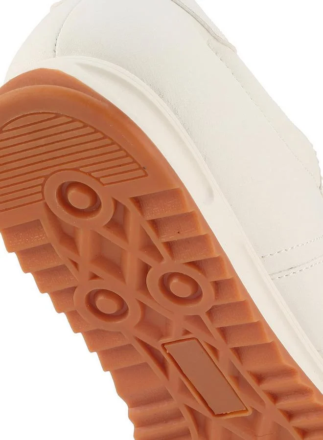 Lee Cooper WHITE Women Colourblock Lace-Up Ankle Sneakers for Women | Best Price UAE