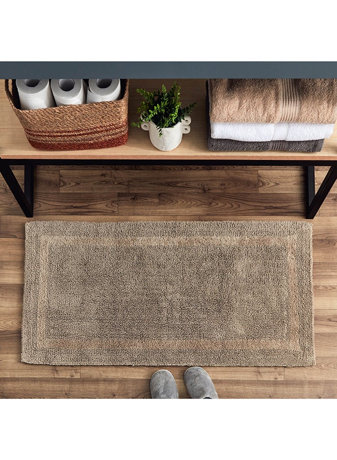 Home Box Grand Reversible Cotton Bath Mat 120 x 60 cm  - Image 1