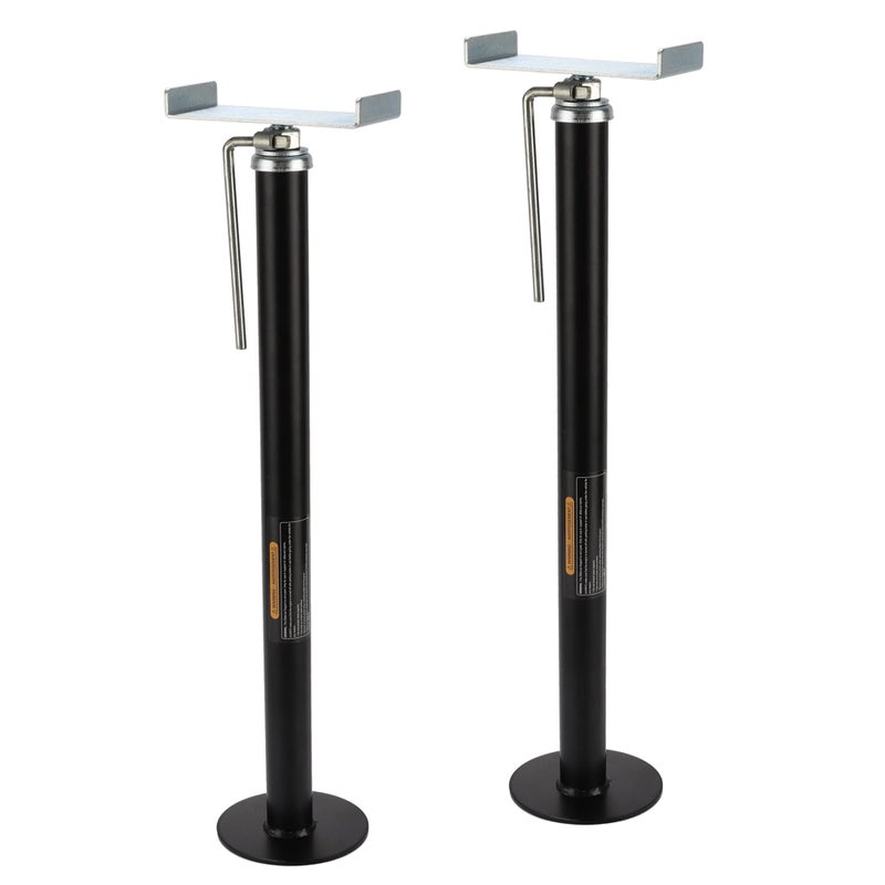LUSHIH RV Slide Out Support Trailer Stabilizer Jacks, RV Camper Accessories for Travel Trailers - 15" to 26" - 5000 Lbs Each - Pack of 2 - Image 1