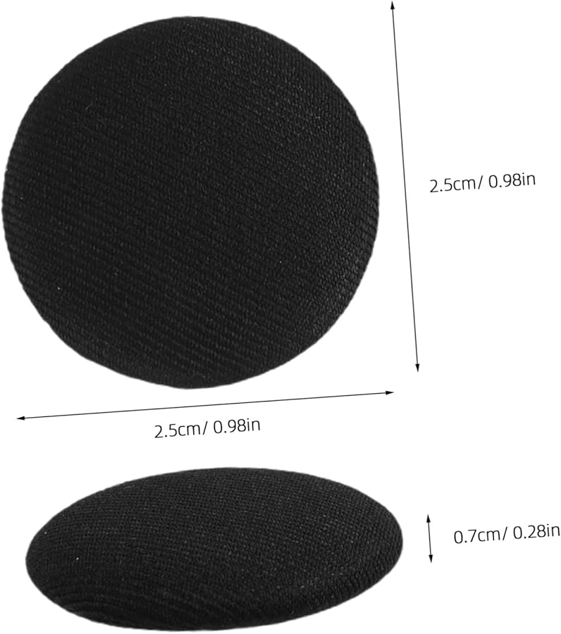 أزرار بدلة مغطاة بالقماش 30 قطعة لخياطة سترة فستان الزفاف - Image 3