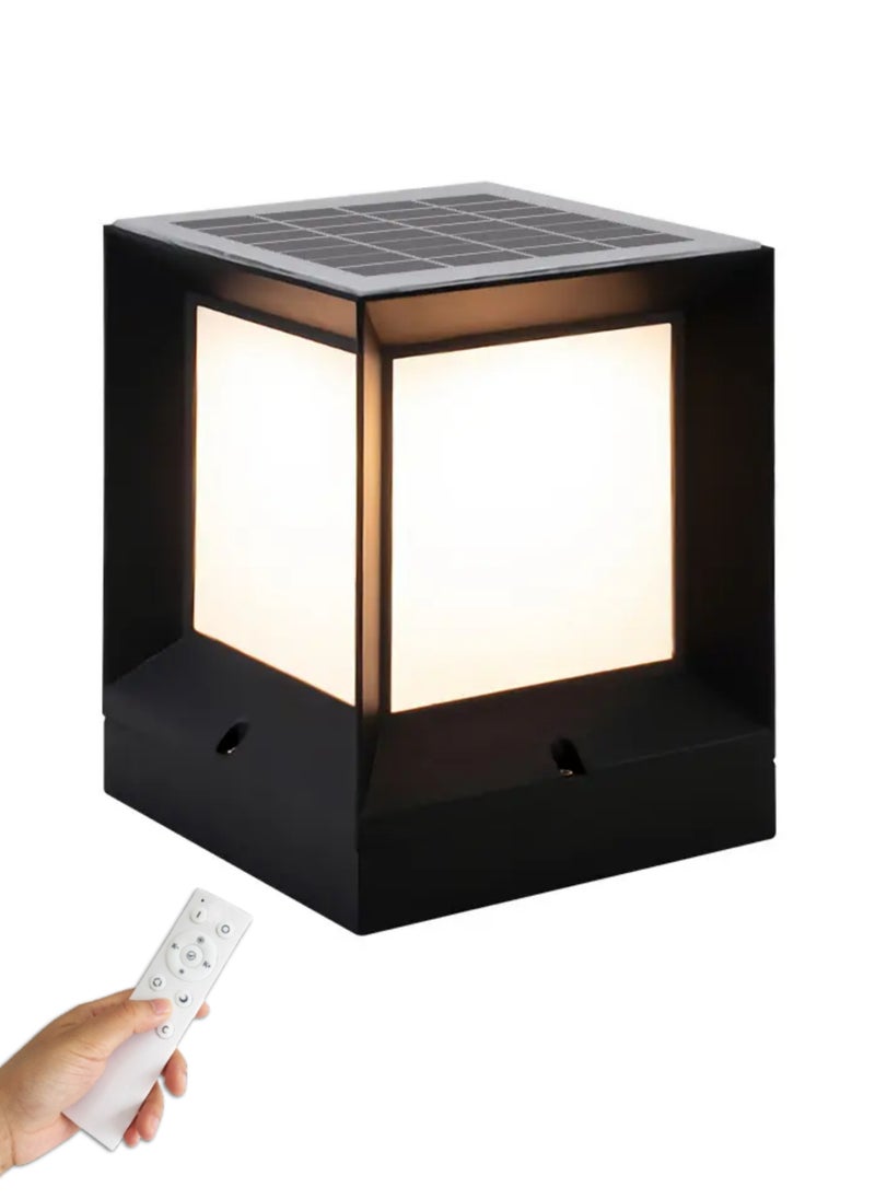 Vmax Solar LED Outdoor Deck Light Solar Deck Lighting Outdoor Solar Lamp LED Deck Light Outdoor Solar Lighting Solar Pathway Light Solar Garden Light Solar Yard Light Pier Mount Light Solar Post Cap Light Solar Column Light 4-Sided Solar Light 360° Lighting Solar Lamp  - Image 1