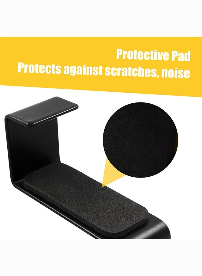 بيلانو حاملات المناشف فوق باب الخزانة 2 قطعة ستانلس ستيل رف مناشف للمطبخ بدون حفر أسود - Image 4