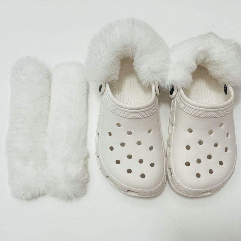 Cotton Warm Women'S Furry Slippers Men'S Cotton Cover Washable Fleece-Lined Clogs Inner Liner Removable Fur Cover Winter - Image 1