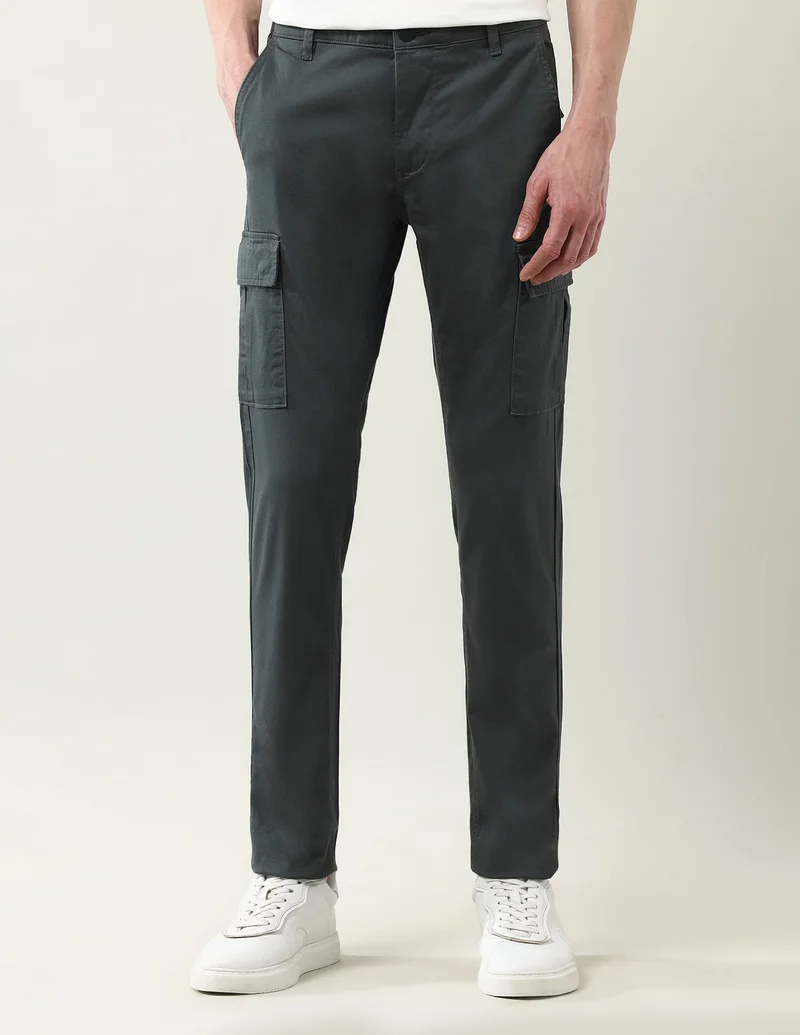 Arrow Slim Fit Twill Autoflex Trousers