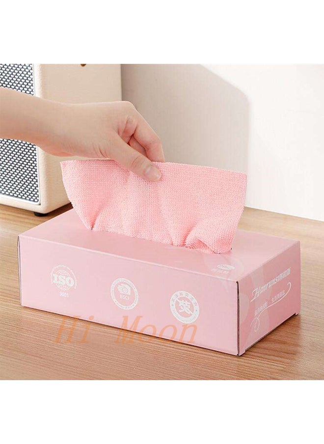 Hi Moon 20 Pack Microfiber Cleaning Cloth, Reusable Paper Towels,Rags for Cleaning, Dish Rags for Washing Dishes, Nonstick Oil Washable Fast Drying, for Cleaning Tableware, Kitchen  - Image 5