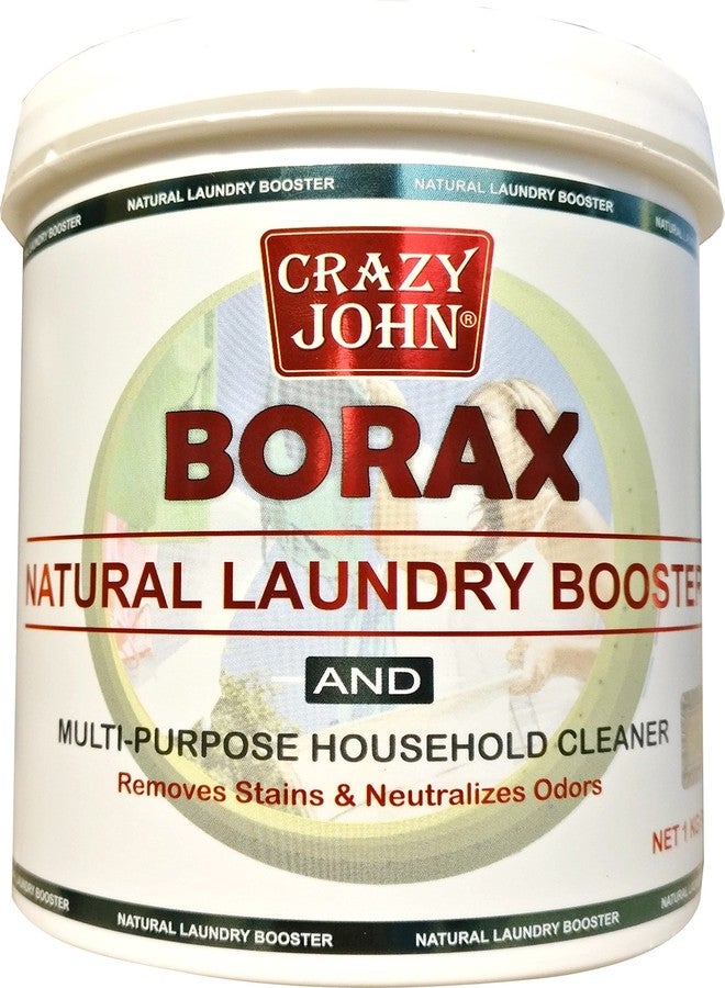 Crazy John's ® Borax Powder 1 kg Pack 100% Pure with Whitening and Cleaning Power,Kids Crystals & Slime as Well - Image 1