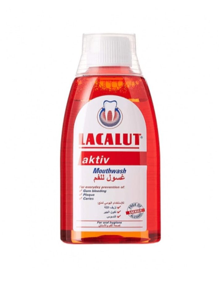 LACALUT Aktiv Mouthwash 300ml - Image 2