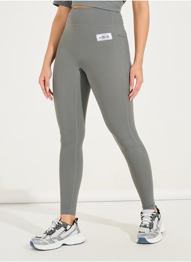 Styli Gymspire Edition - Label Back Stitch Contour Detail Leggings  - Image 2