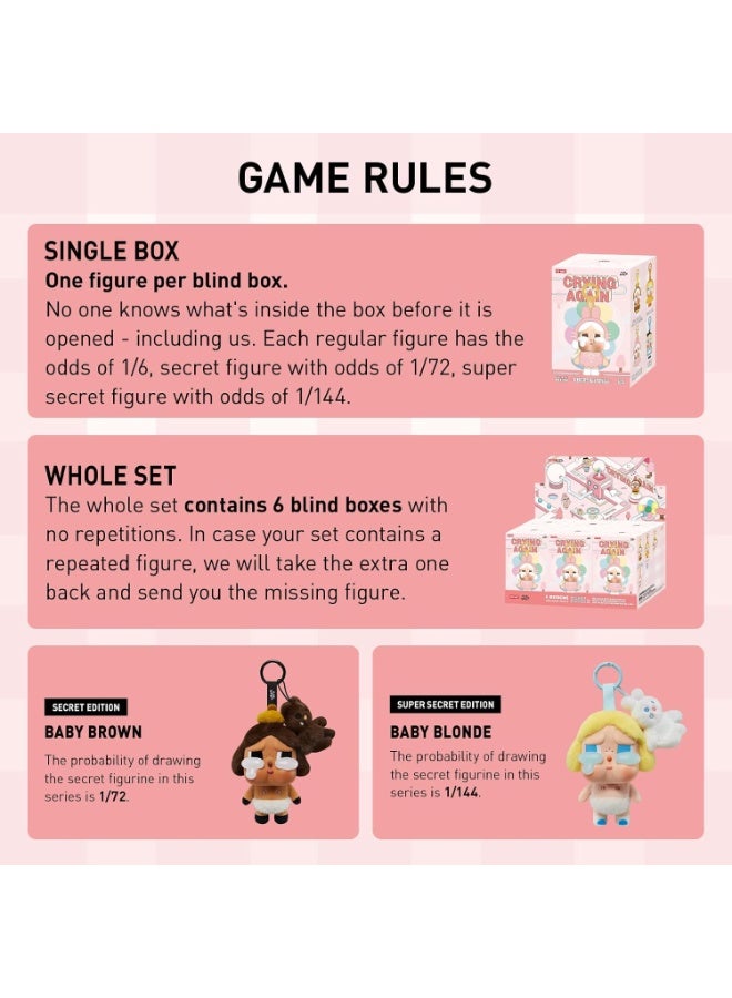 CRYBABY Crying Again Series-Vinyl Face Plush (Blind Box) - Image 4