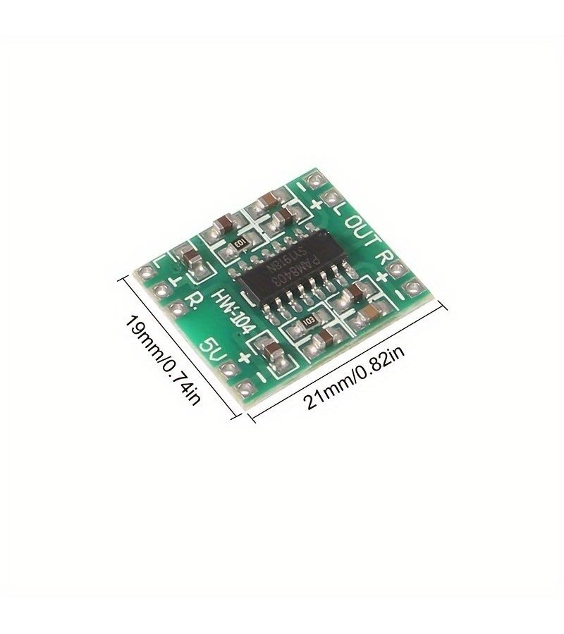 PAM8403 2 X 3W 2.5 5V Mini Class D Digital Power Amplifier Board 3pcs - Image 2