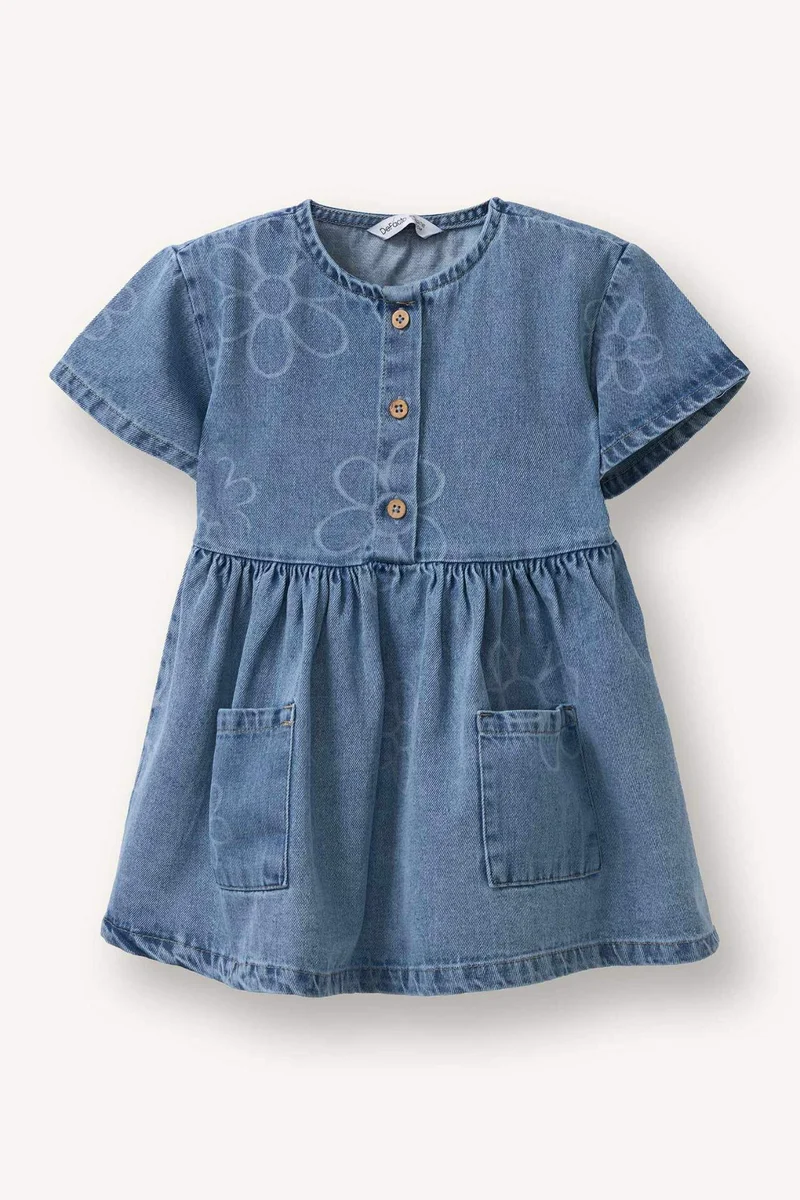 ديفاكتو Relax Fit Short Sleeve Dress