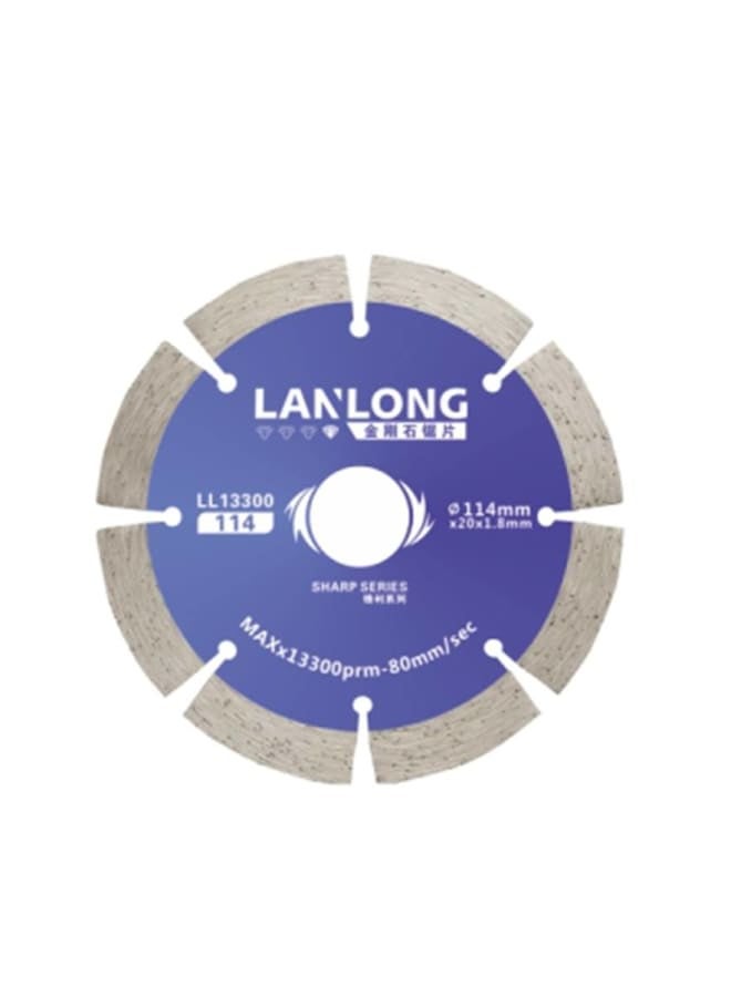 LANLONG 114*1.8*12*20mm Open Star Marble Cutting Wheel