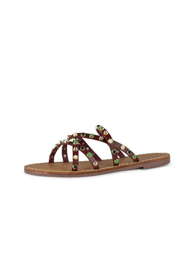 Vincci Multi Strap Low Heel Sandals