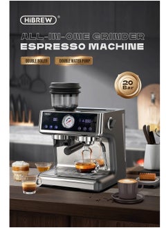 HiBREW HiBREW Dual Boiler System Barista Pro 20Bar Bean to Espresso Cafetera Coffee Machine with Full Kit for Cafe Hotel Restaurant H7A  - Image 2