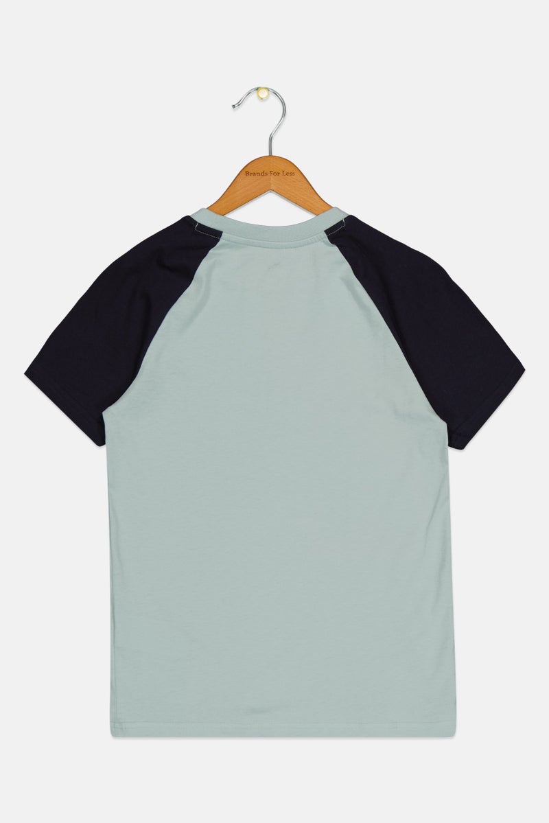 PUMA Kids Boy Sportswear Fit Short Sleeve Outdoor T-Shirt, Slate Green - Image 3