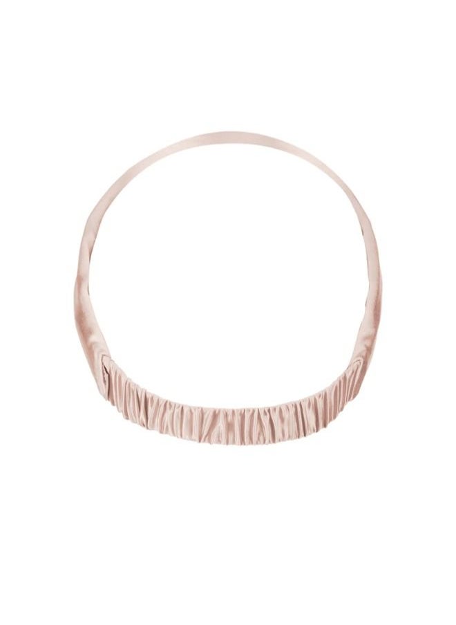 BRIGHTLY LABS Silk Headband in Silver Grey (One Size) - 22 Momme Pure Mulberry Silk Fashion Headband for Women, Delicate, Lightweight, Versatile Hairband, Non Slip Head Wraps Great for Sports, Yoga  - Image 2