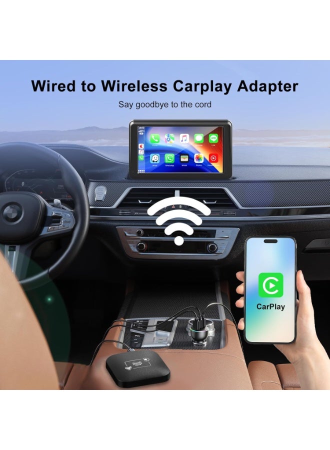 محول Apple CarPlay لاسلكي – يحوّل CarPlay السلكي إلى لاسلكي، Plug & Play، اتصال تلقائي، مناسب لأجهزة iOS 10+ - Image 4