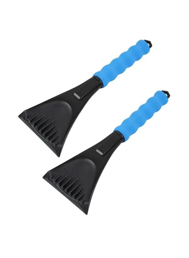 2 Pack Red Heavy Duty Ice Scraper For Cars Windshield Snow Remover With Non Slip Handle - Image 2