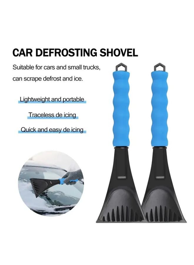 2 Pack Red Heavy Duty Ice Scraper For Cars Windshield Snow Remover With Non Slip Handle - Image 5