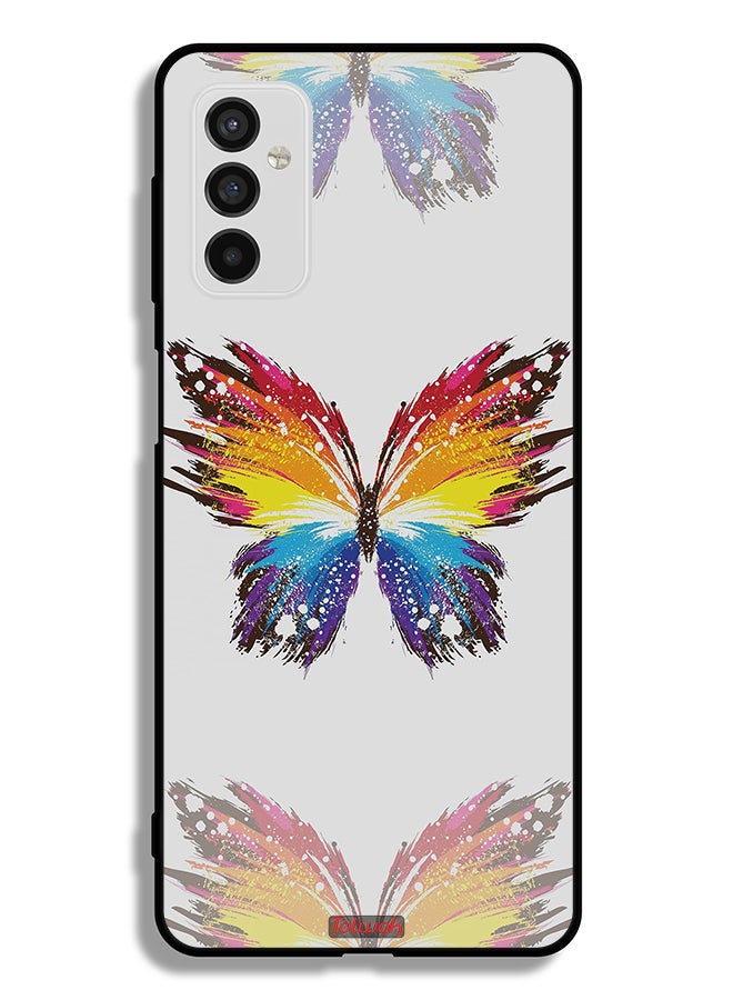 Tolwak Samsung Galaxy M52 5G Protective Case Cover Digital Art Simple Background Minimalism Butterfly - Image 2