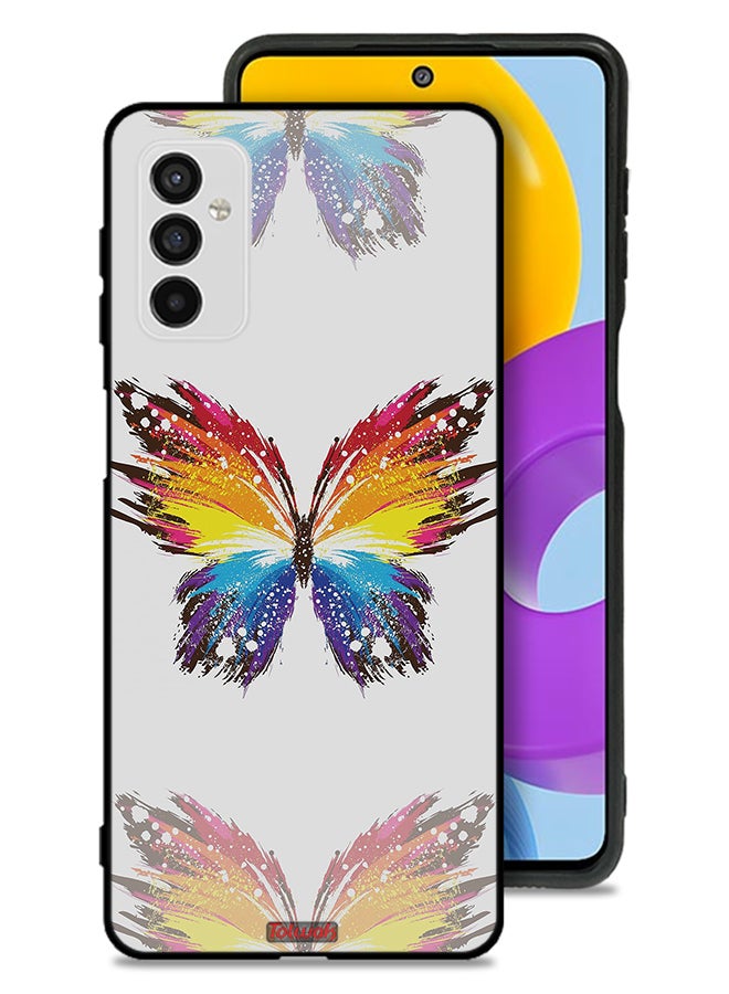 Tolwak Samsung Galaxy M52 5G Protective Case Cover Digital Art Simple Background Minimalism Butterfly - Image 1