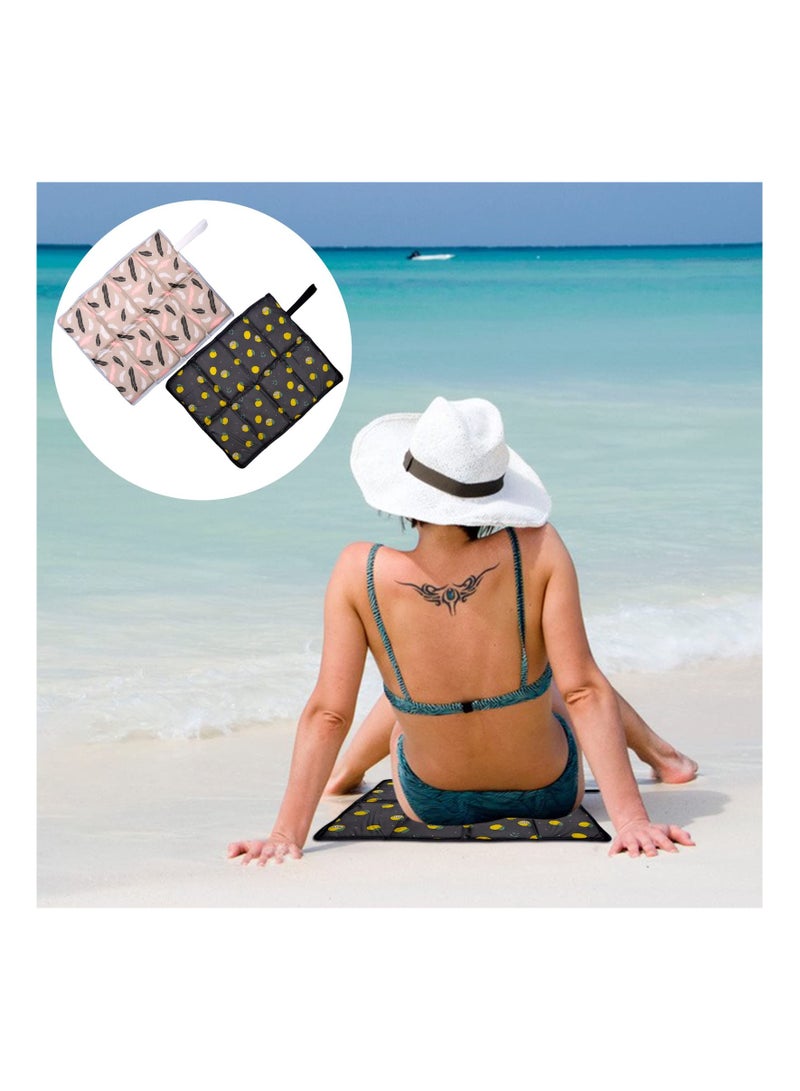 Portable Folding Sit Mat - 2 Waterproof Camping Cushions, Thermally Insulated Outdoor Seat Mats for Hiking, Walking, and Picnics - Lightweight and Easy to Carry. - Image 3