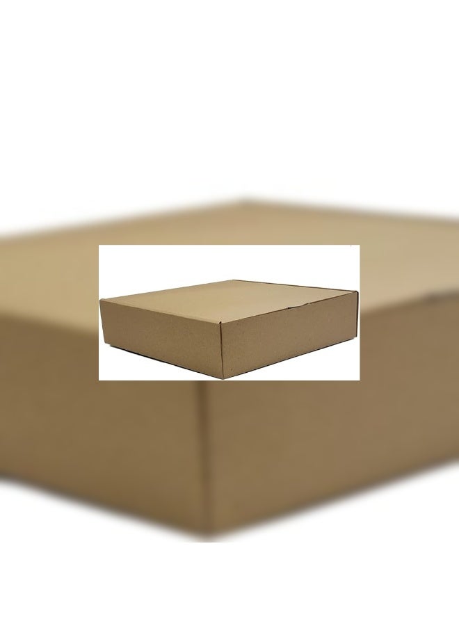 IDEAL PACK Disposable Food Boxes – 10 Pcs | 26 x 26 x 6.5 cm | Eco-Friendly Takeaway Packaging for Meals, Snacks, Catering & Delivery | Multipurpose Kraft Paper Food Containers - Image 4