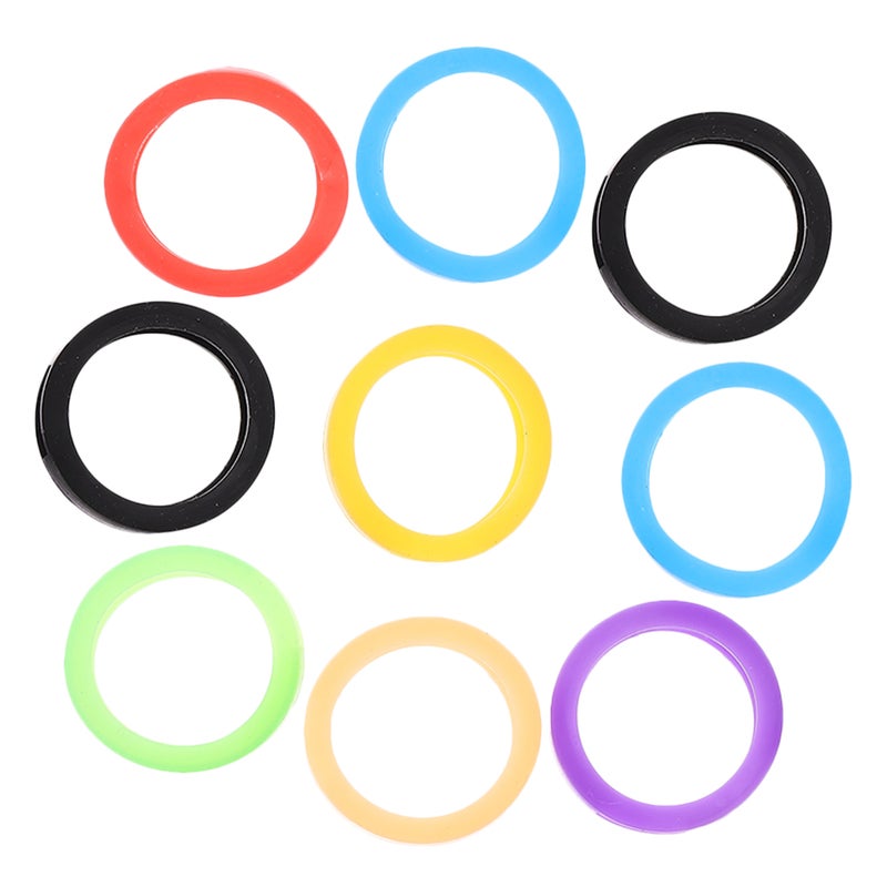 9PCS Key Covers Caps Silicone Key Covers for House Keys Coding Key Caps Covers Flexible Key Identifiers Key Caps Key Color Caps - Image 4