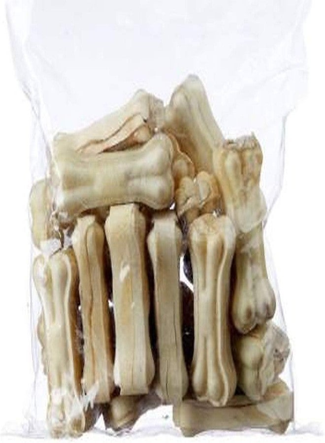 Tradesk Pet Food Supplier Press Bone Calcium Treat Healthy & Twisted Chicken Adult Dog Chew (3 Inch, 250 gm Pack of 7 Pcs.) - Image 1