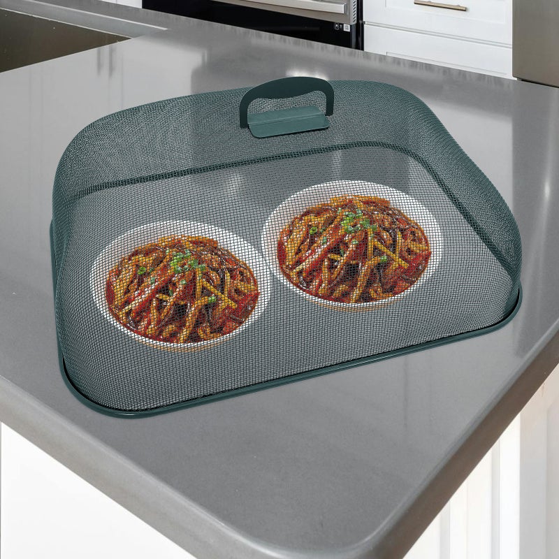 Kitchen Tabletop Food Dish Tent Fine Mesh Rectangular Food Protector Cutting Board Cover - Image 5
