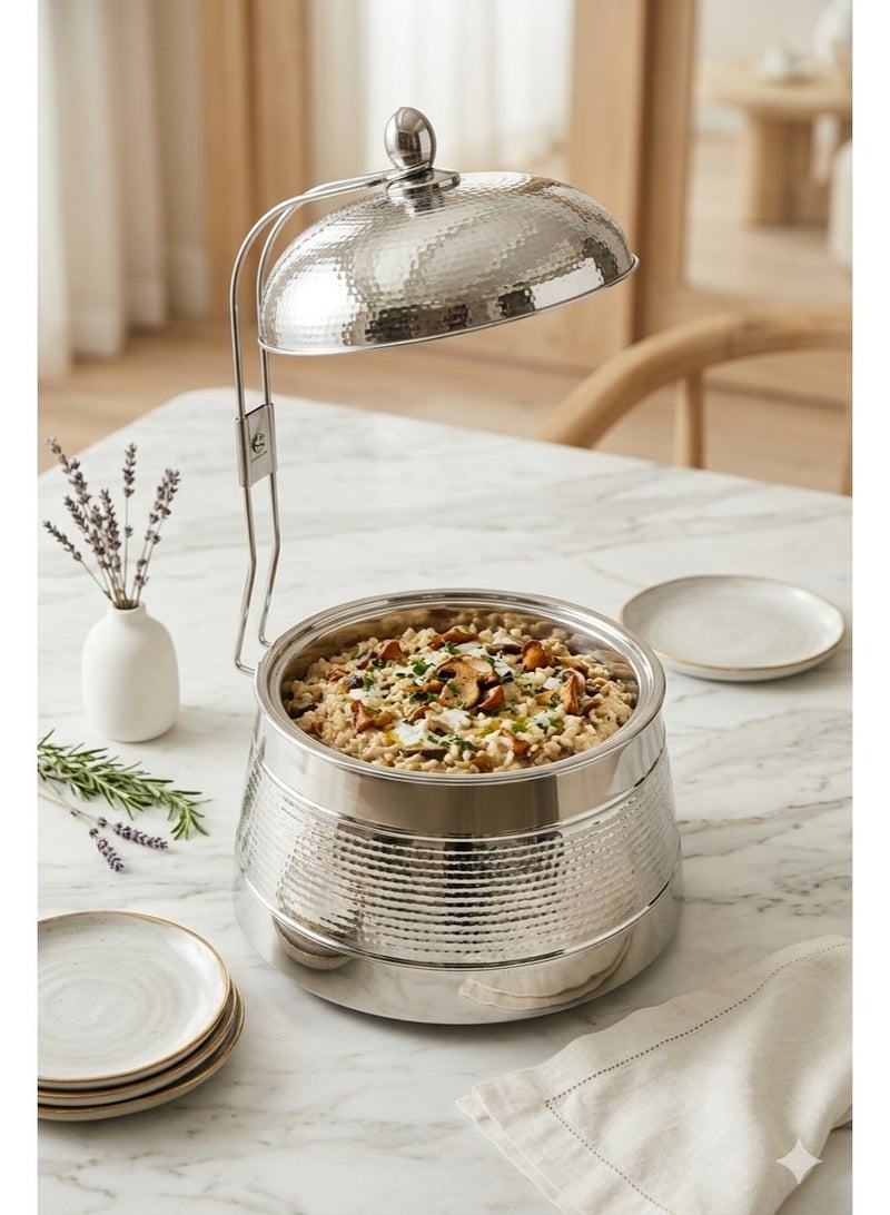 Generic420apple Elegant Food Warmer for Heating & Serving Food with Lid 4L - Image 1