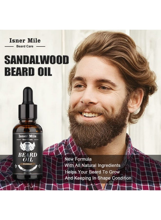 Comfy Mate - Isner Mile Beard Kit For Men Grooming & Trimming Tool Complete Set With Shampoo Wash Beard Care Growth Oil Balm Brush Comb Scissors & Storage Bag Perfect Gifts For Him Man Dad Father Boyfriend - Image 1