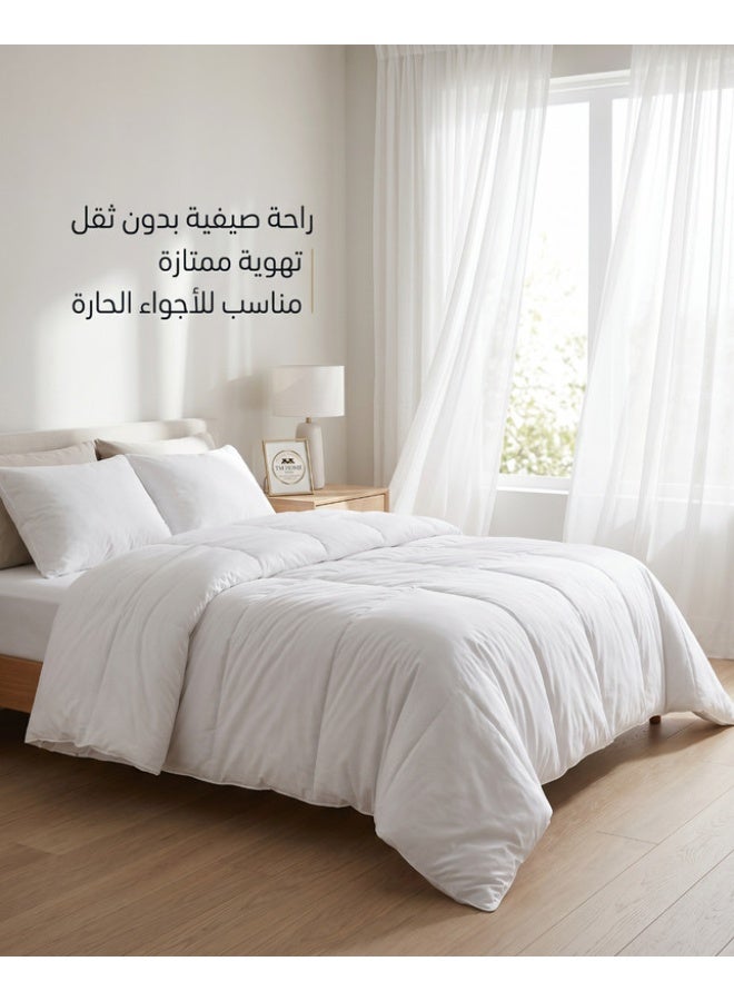 تى ام هوم لحاف فندقي فاخر، مع مخدتين، جودة فندقية فاخرة - Image 1