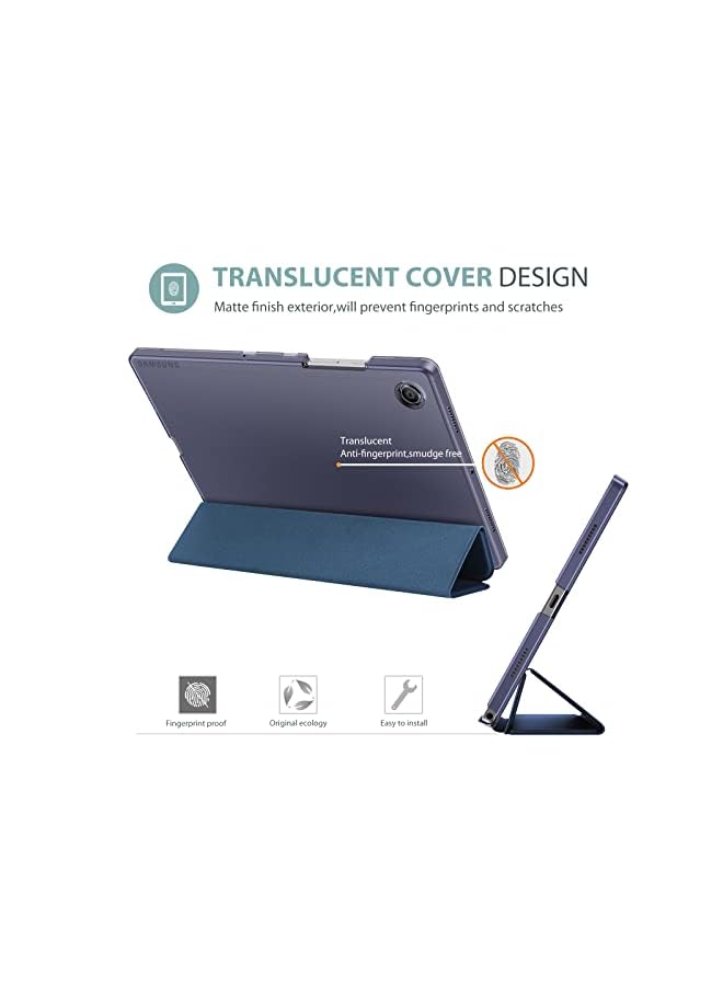 Procases For Galaxy Tab A8 10.5 Case Slim Stand Hard Back Shell Protective Smart Cover Case For Galaxy Tab A8 10.5 Inch 2022 Sm X200 X205 X207 Navy - Image 4